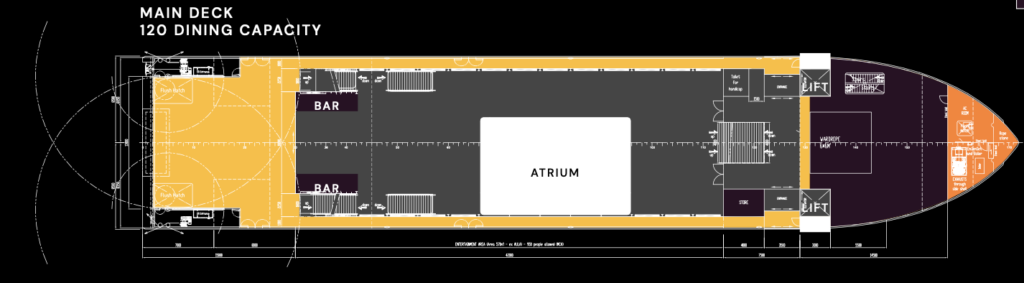 Oceandiva main deck floorplan