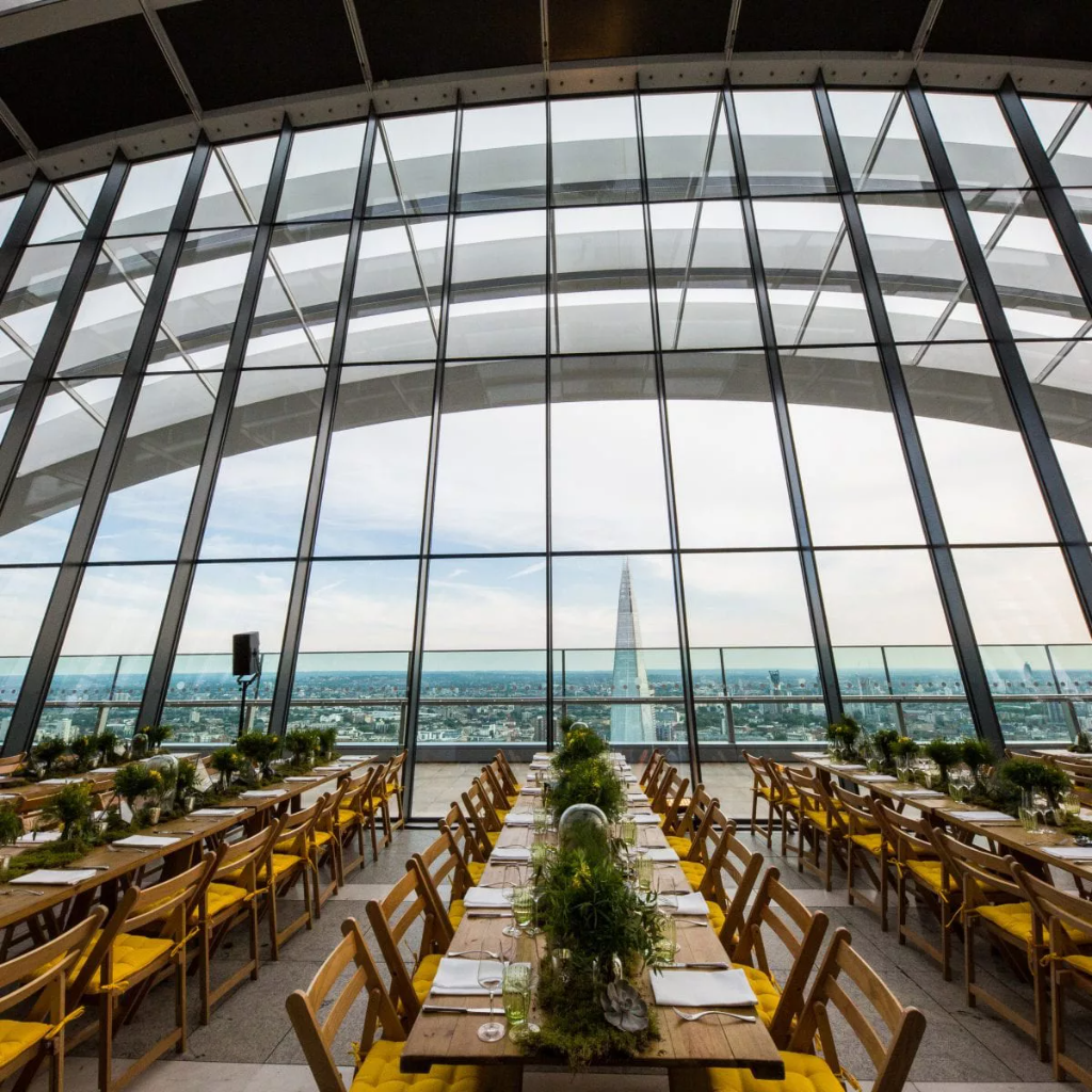 the sky garden venue hire london