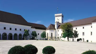 Ljubljana-castle-Cortyard