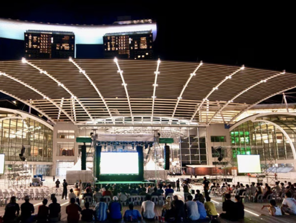 marina bay sands event plaza venue hire