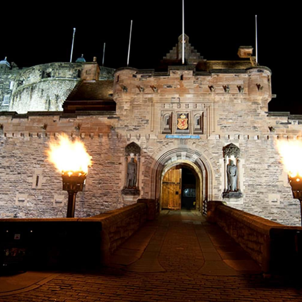 Exterior shot of Edinburgh Castle